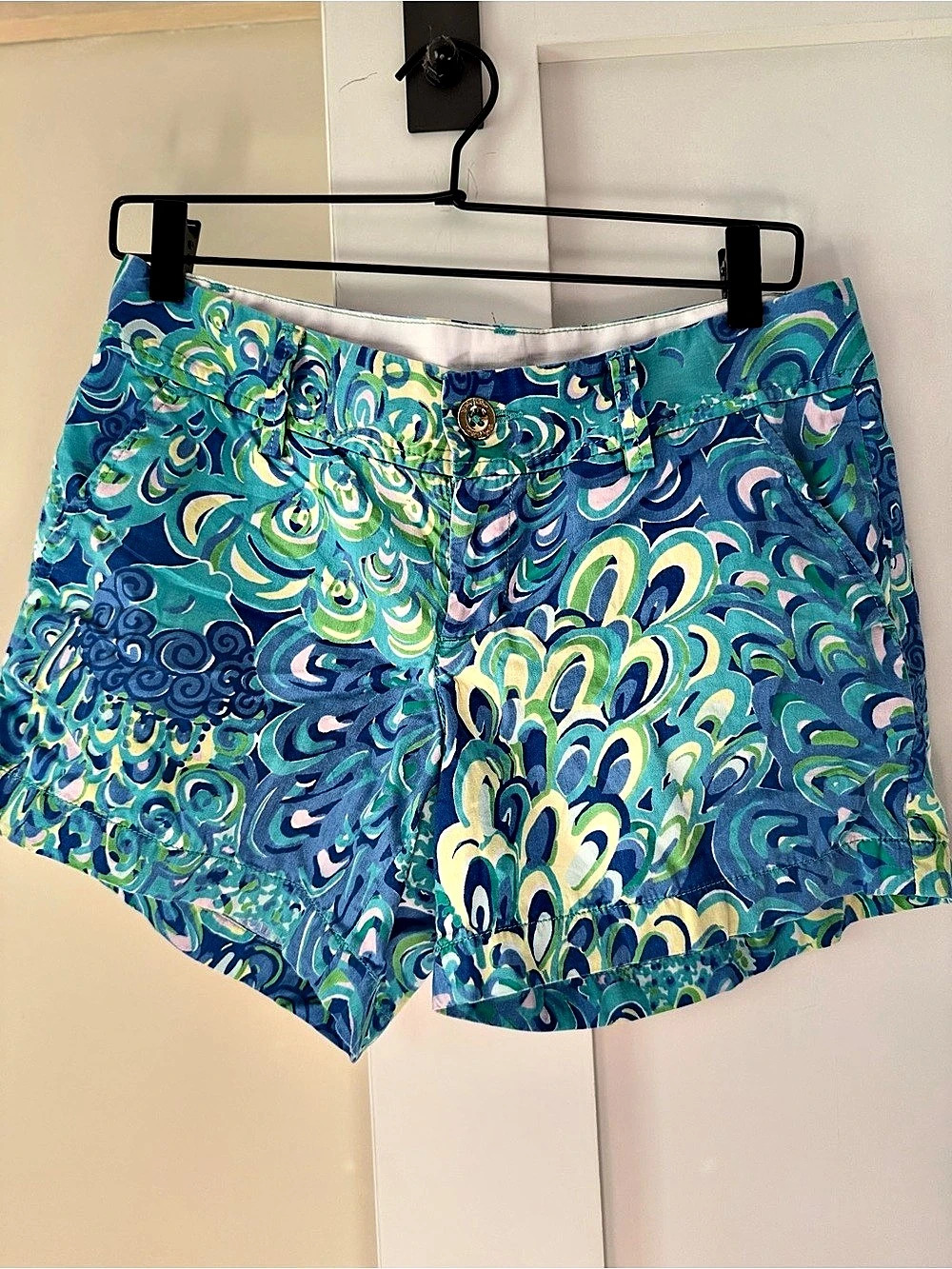 Lilly Pulitzer The Callahan Short Abstract Printed Shorts Size 4